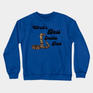 World's Best Snake Dad Crewneck Sweatshirt